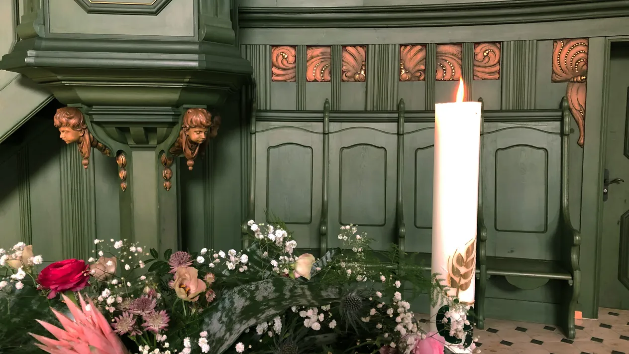 Osterkerze (Foto: Christian Bernhard-Bergmaier) Osterkerze (Foto: Christian Bernhard-Bergmaier)